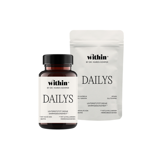 Dailys Probiotikum 3-Monatsvorrat von within® – Vorratspackung für Darmflora und Immunsystem, vegan & verträglich