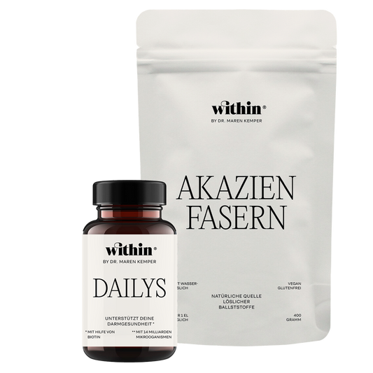 Dailys Probiotikum und Akazienfasern Bundle von within® – Pro- und Präbiotikum für eine starke Darmflora