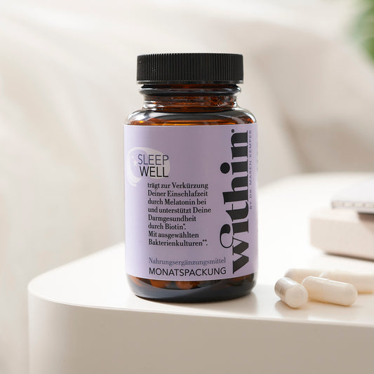 Sleep Well: natürliche Schlaftabletten mit Probiotika