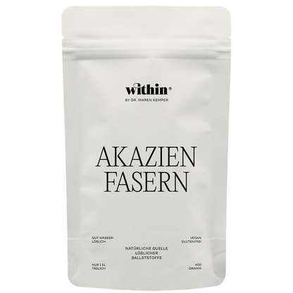Akazienfasern von within® – lösliche Ballaststoffe, histaminfreundlich und gut verträglich für die Darmflora