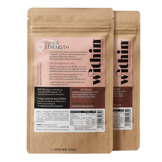 INNER STRENGTH - Nahrungsergänzung für Dein Immunsystem - 2 Nachfüllbeutel